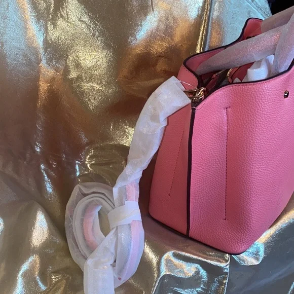 NWT Michael Kors Arielle Pebbled Faux Leather Satchel - Picture 10 of 12